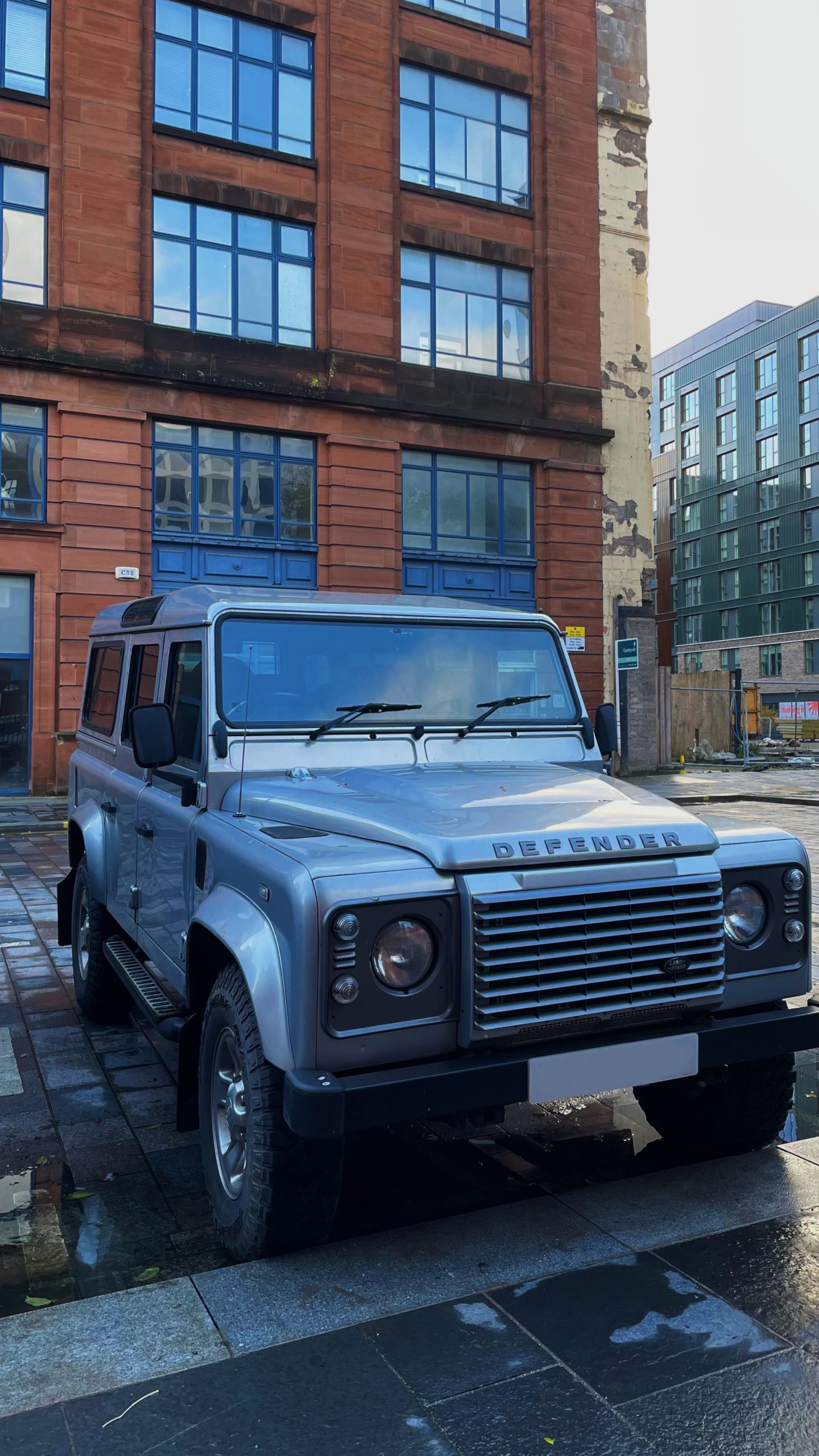 Land Rover Defender in Edinburgh, Scotland